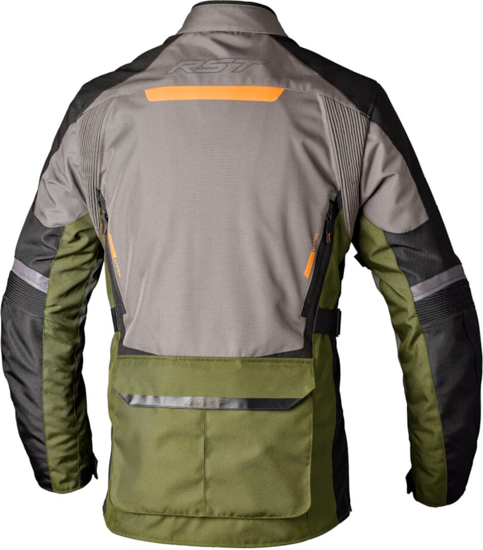 RST Maverick Evo Kurtka tekstylna motocyklowa, zielony/szary, 3XL