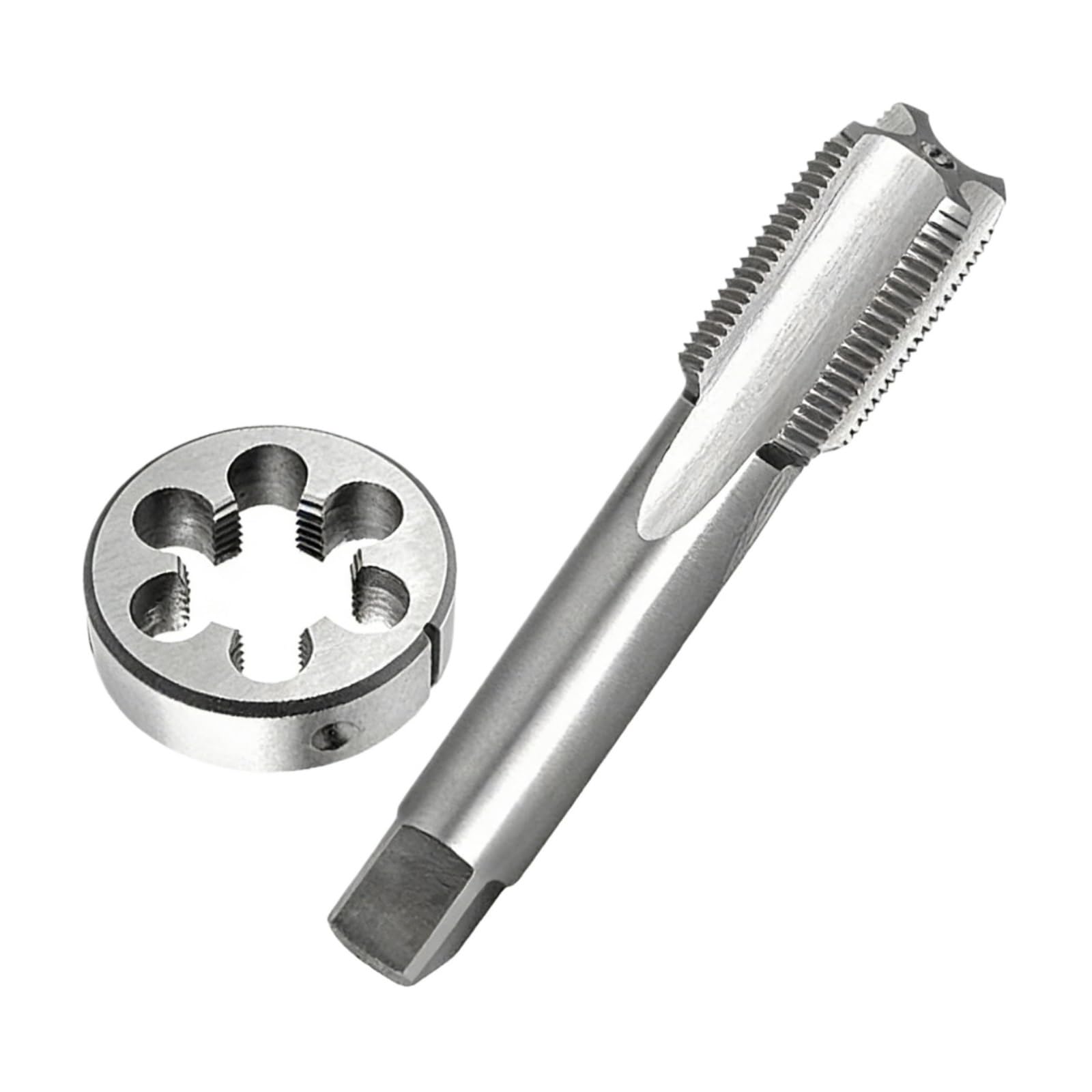 Zestaw gwintowników i narzynek metrycznych M23x1,5 mm - Narzędzie do frezowania gwintów ze stali szybkotnącej do metali, 1 szt.