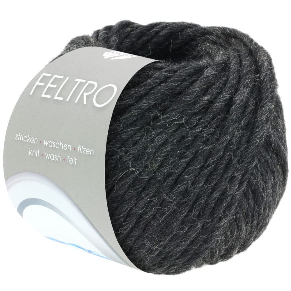 Feltro Filzgarn – 100% Schurwolle, ideal für Nass- und Trockenfilzen (50 g, ca. 50 m)