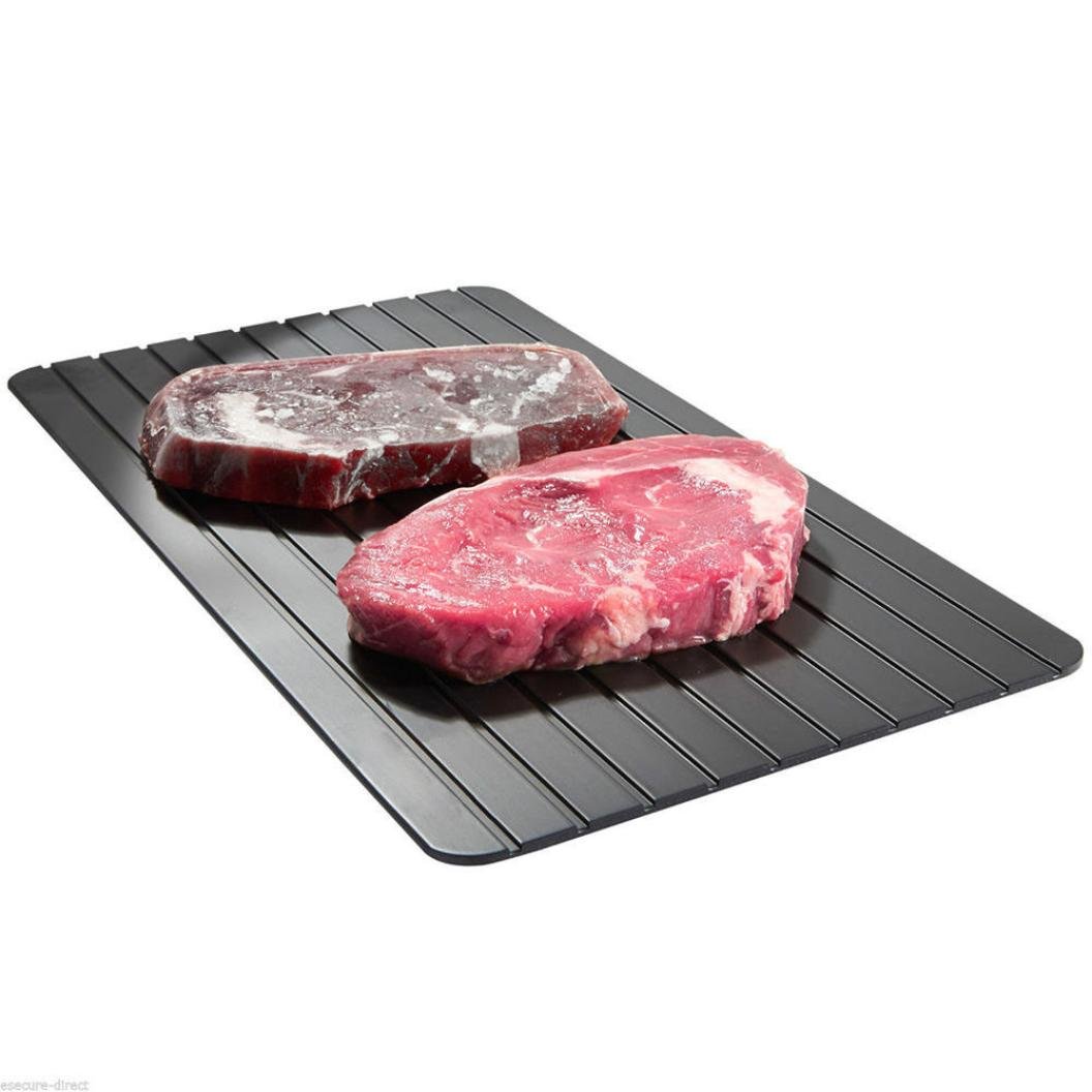 Dreamyth Hot Fast Defrosting Tray Kitchen The Safest Way to Defrost Meat or Frozen Food