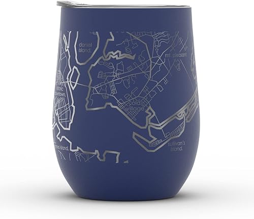 Vista 231 de Well Told Lexington Kentucky Map - Vaso de vino aislado con grabado de mapa de Kentucky, taza de acero inoxidable grabada (12 onzas, verde domingo)