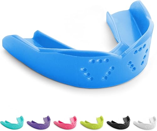 Miniatura 19 de SISU Protector bucal 3D, preformado, protección de fácil ajuste para lacrosse, fútbol, hockey, deportes de equipo, remodelable hasta 20 veces,