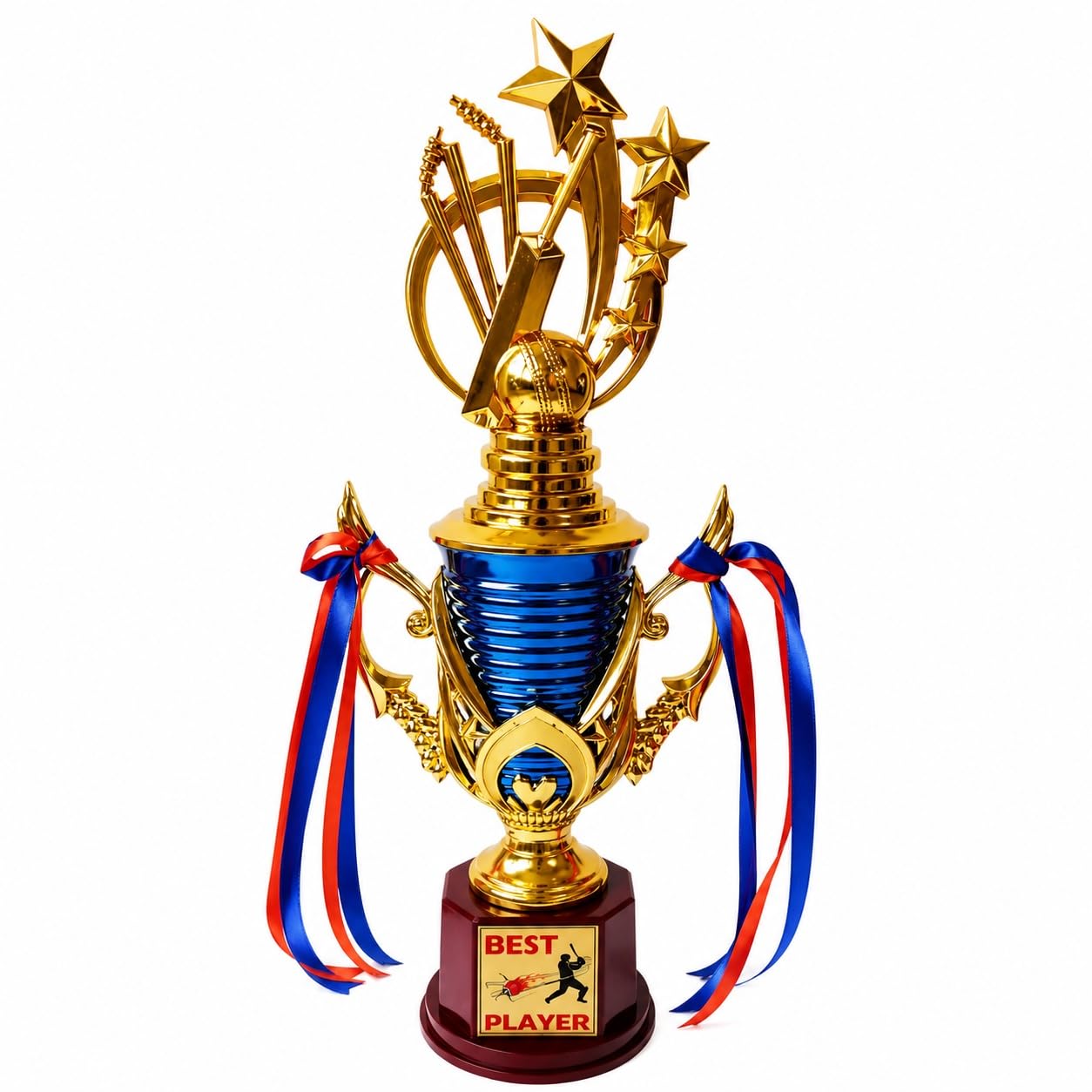 Victory Cricket Best Player Trophy || Award for Cricket Tournament (Golden, 16 inchs)-picture-35