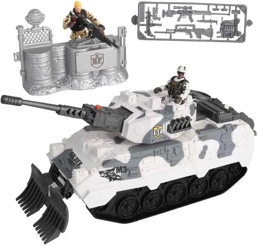 Soldier Force - Snowfield Assault Tank Playset (545107)