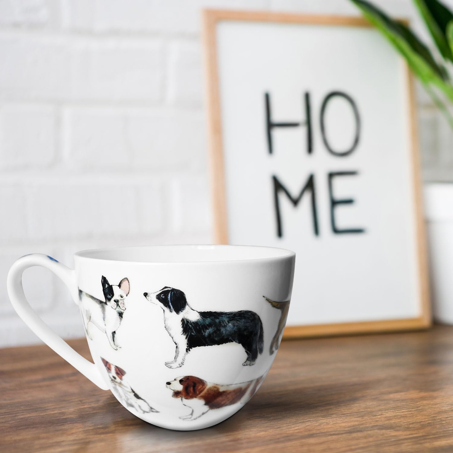 Cute Dog Mugs for Daily Coffee and Tea, Premium 20 oz Bone China Coffee Tea Hug Mug, Perfect Holiday, Birthday, and Christmas Gift for Dog Lovers, Designed in England by Harvest Green Studio - Image 6