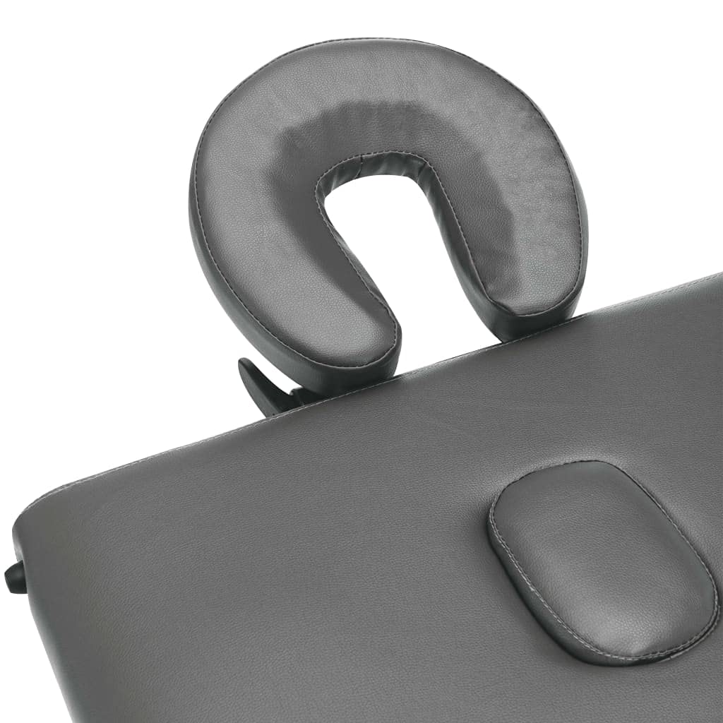 Generisch Massagetisch mit 3 Zonen Aluminiumrahmen Anthrazit 186×68 cm,Gesundheit & Schönheit,Körperpflege,Massage & Entspannung,Massagetische,16.5KG,110175