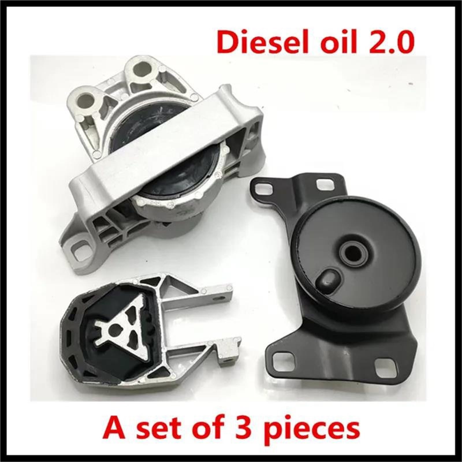 ZAPORA Parti di Ricambio 3 Pezzi di Ricambio per Supporto Motore Auto per Ford per Focus per Olio Diesel 2.0 5N5Z6068A CV6Z6068A 8M5Z6038A