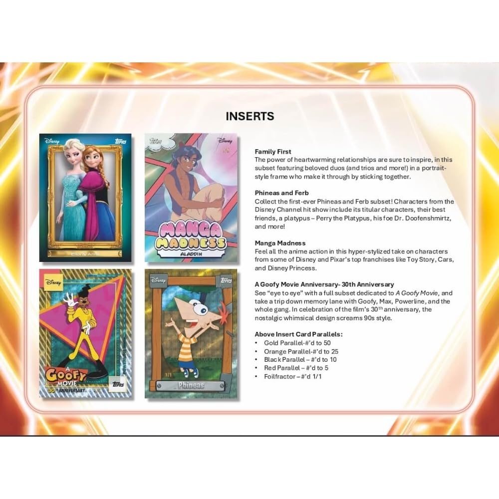 Amazon.com: Topps 2026 Disney Neon Hobby Box, Factory Sealed, 20