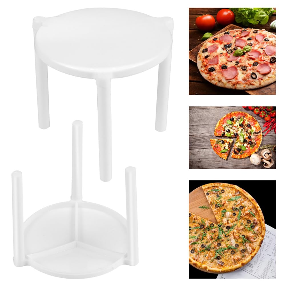 200Pcs Économiseur Pizza Stand Trépied Pizza Pile Rack De Fixation Titulaire Anti Bâton Stand pour Prendre Service À Emporter