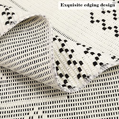 Blue Page SQ1115-CREAM-35X150 Cotton Woven Boho Table Runner thumb #6