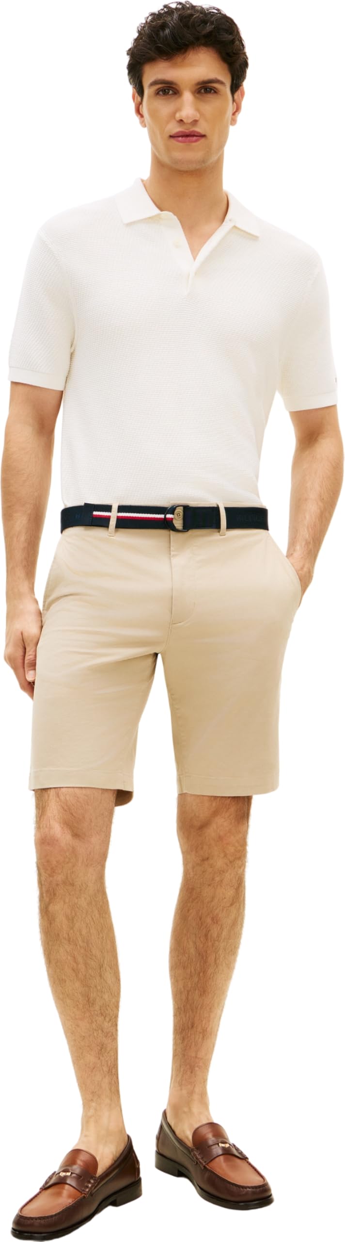 Tommy Hilfiger Herren Andere Shorts Denton 9.5" ESS Twill W/Belt Mw0mw42349