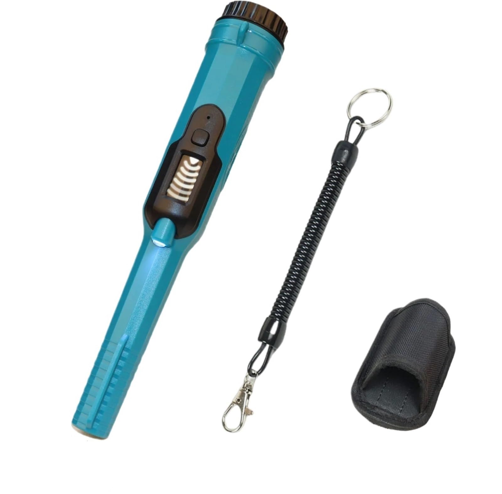 wykrywacz Wodoodporny wykrywacz metali złota z latarką LED IP68 Podwodny wykrywacz bezpieczeństwa Pinpointer wykrywacz metali(Waterproof blue)