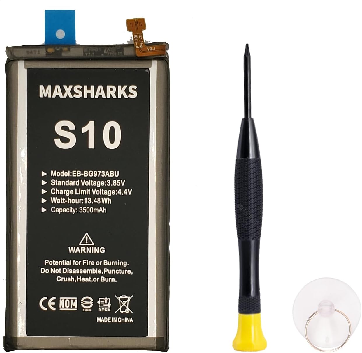Replacement Battery for Pixel 8A, 0-Cycled Li-ion G07DF Battery for Pixel 8A GKV4X G6GPR, Includes Toolkit & Instructions