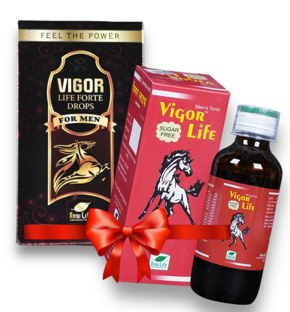 Mep-13 New life Vigor Life Syp Homeopathy & Vigor Life Forte Drops COMBO - 30 Days Course-image-39