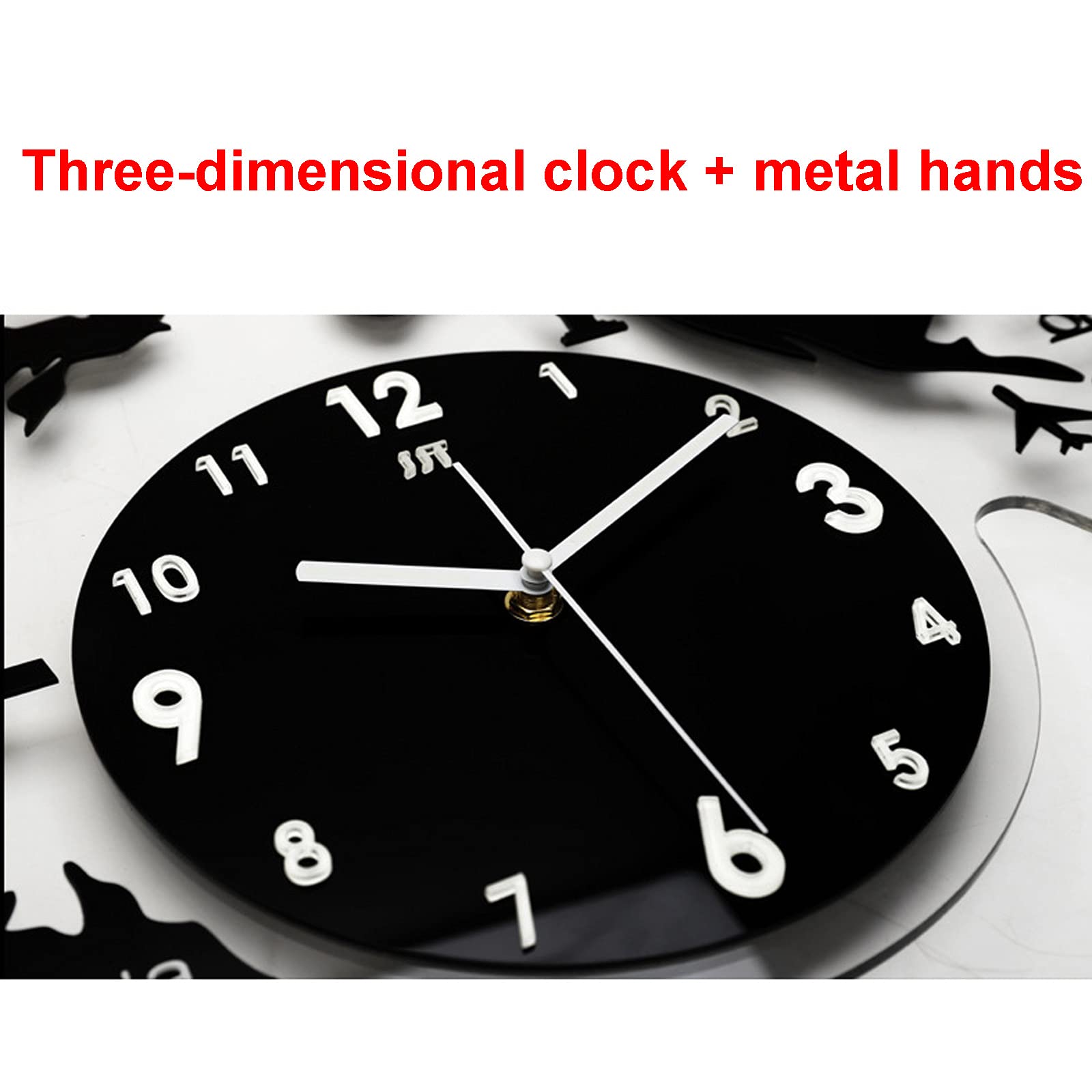 Amazon.co.jp: 世界地図壁掛け時計のデザイン、アクリルハンギング