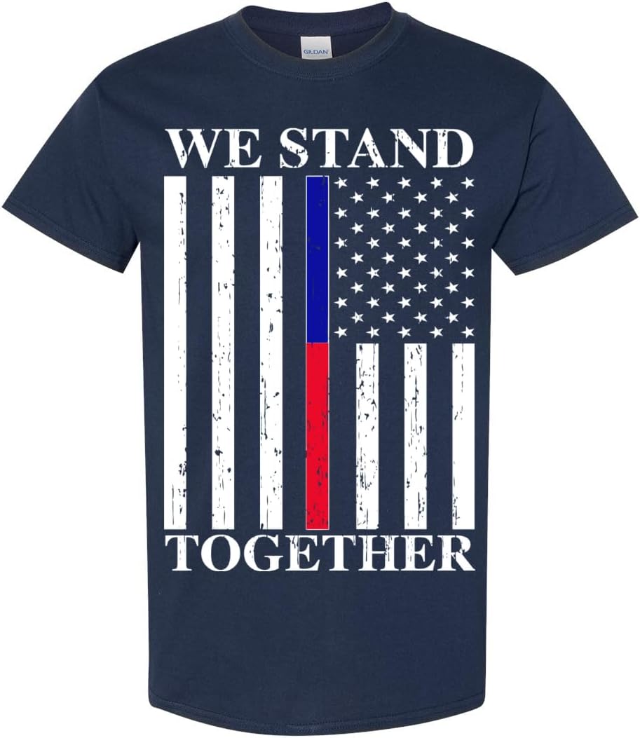Blue Lives Matter Police Force Novelty T-Shirt