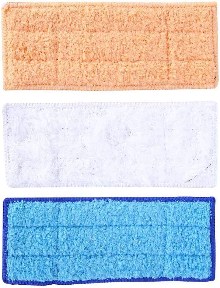 SUNGOOYUE Fiber Mopping Pads, Washable Reusable Dry Wet Cleaning Cloth for Robot Vacuum Cleaner