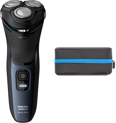 Philips Norelco - Afeitadora eléctrica recargable para hombre serie 3000 para hombre en húmedo y seco maquinilla de afeitar eléctrica para hombre
