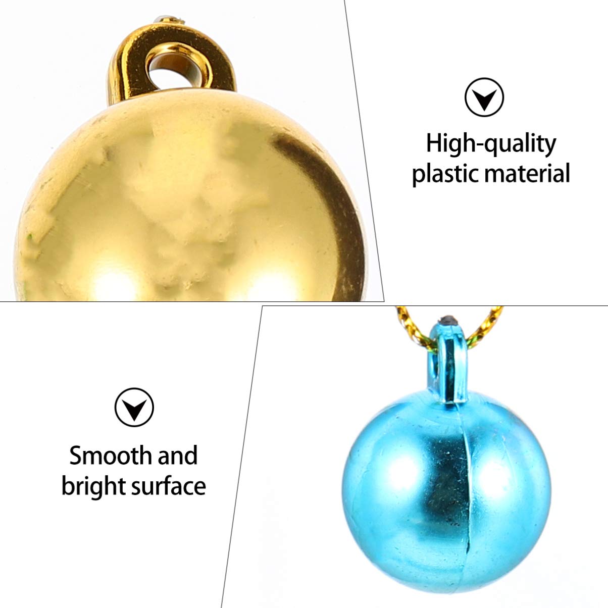 ABOOFAN 100 Pièces Petites Perles De Lampe Guirlandes Solaires Guirlandes Lumineuses pour Olivier Artificiel Lumières LED Lumières De Rideau Menées Décoration Faux Plastique