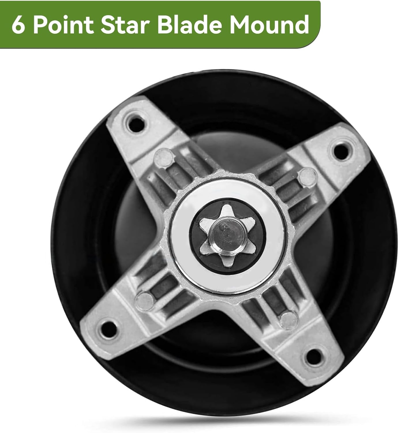 918-04822B Spindle Assembly Fit for Craftsman Cub Cad Troy Bilt Pony Bronco 42" Deck Tractor Riding Mower, Replace 918-04822A 618-04822, Including Threaded Bolt &Hole, 2 Pack