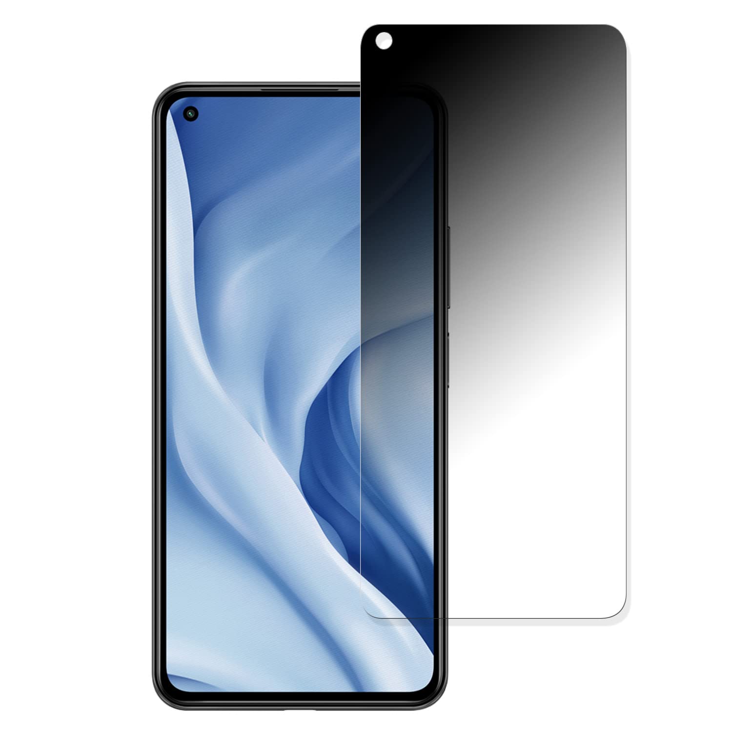 Amazon | Xiaomi Redmi Note 9T 用 覗き見防止 フィルム ブルーライト