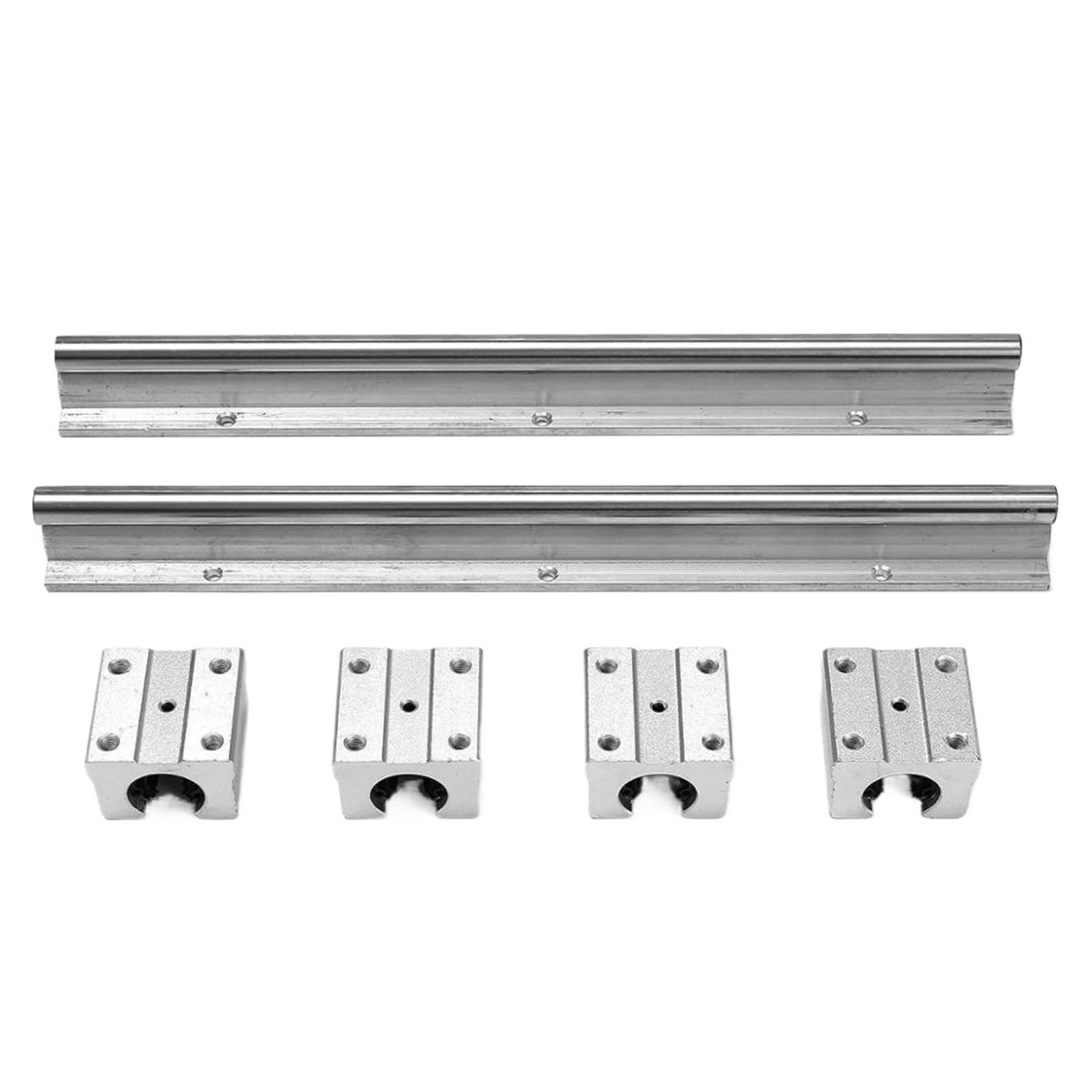 2PCS SBR10 Liniowy Poradnik 700-500 mm dowolna długość 10 mm linearowe szyny 4PCS SBR10UU ROUTER BLOUT BALL (200 mm)