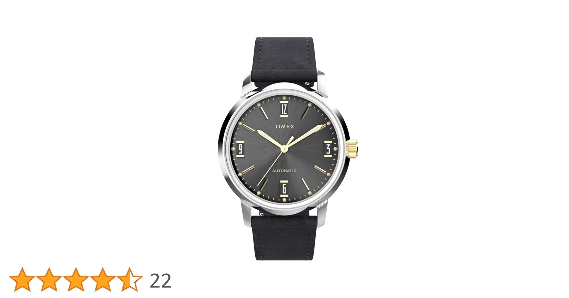 TIMEX マーリン　40mm 自動巻き 腕時計 ネイビー Amazon.com: Timex Men's Marlin 40mm Watch - Brown Strap Blue