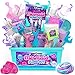 Original Stationery Slime Kit di Sirena per Bambina - Kit di Slime Sirena da 35 Pezzi con Accessori Fai-Da-Te con Glitter e Cuoricini Glow in the Dark - Slime Regalo per Ragazze 9-12 Anni