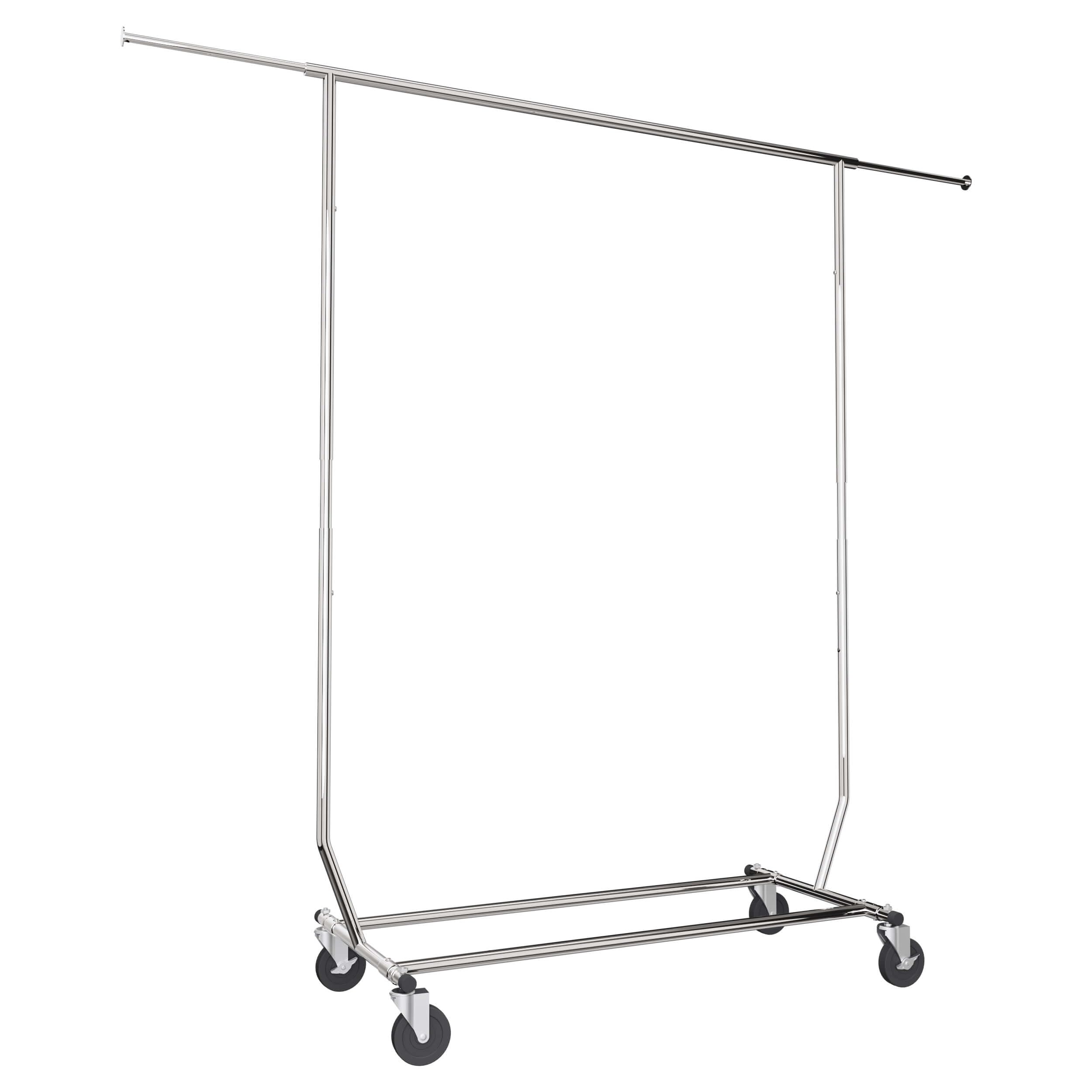 Konfektionsständer Chrom verstellbar 167-178x129-189x55cm