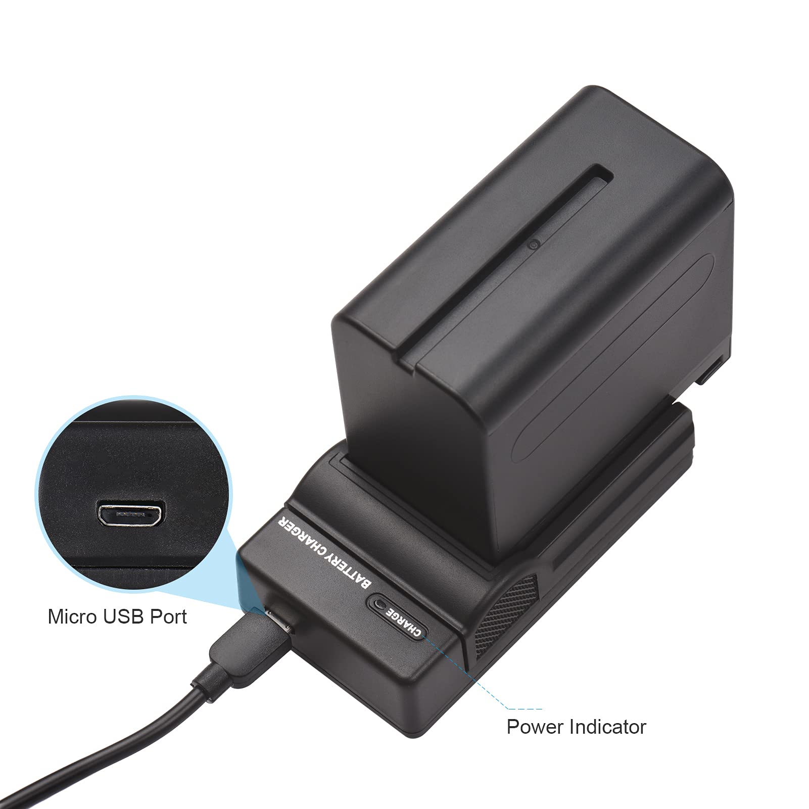Amazon.com: Andoer NP-F960/NP-F970 Camera Battery and Charger Kit