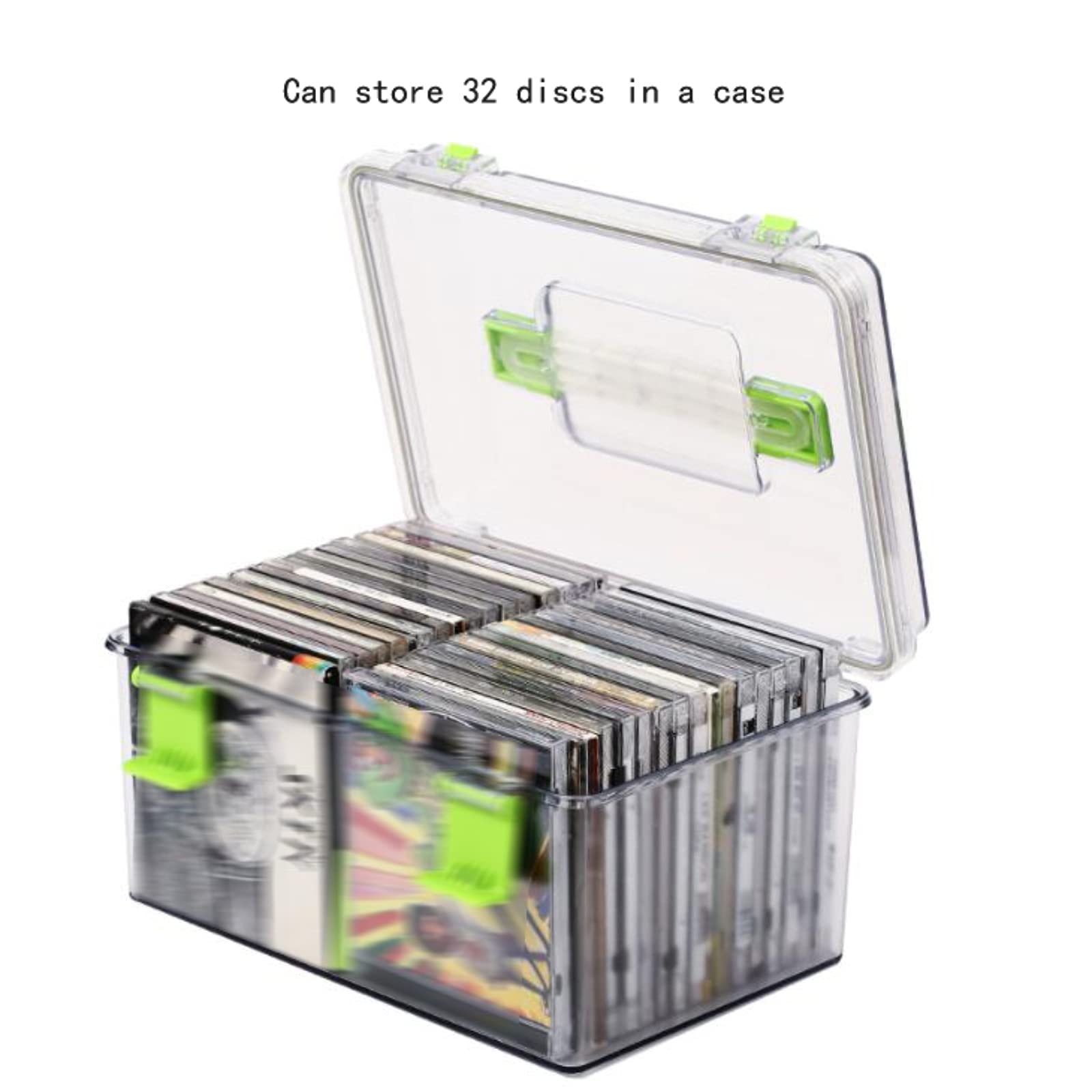 Estante de Discos Almacenamiento de plástico, for DVD, Videojuegos, Accesorios for Juegos PS4, Auriculares, Transparente Titular de la colección de Discos