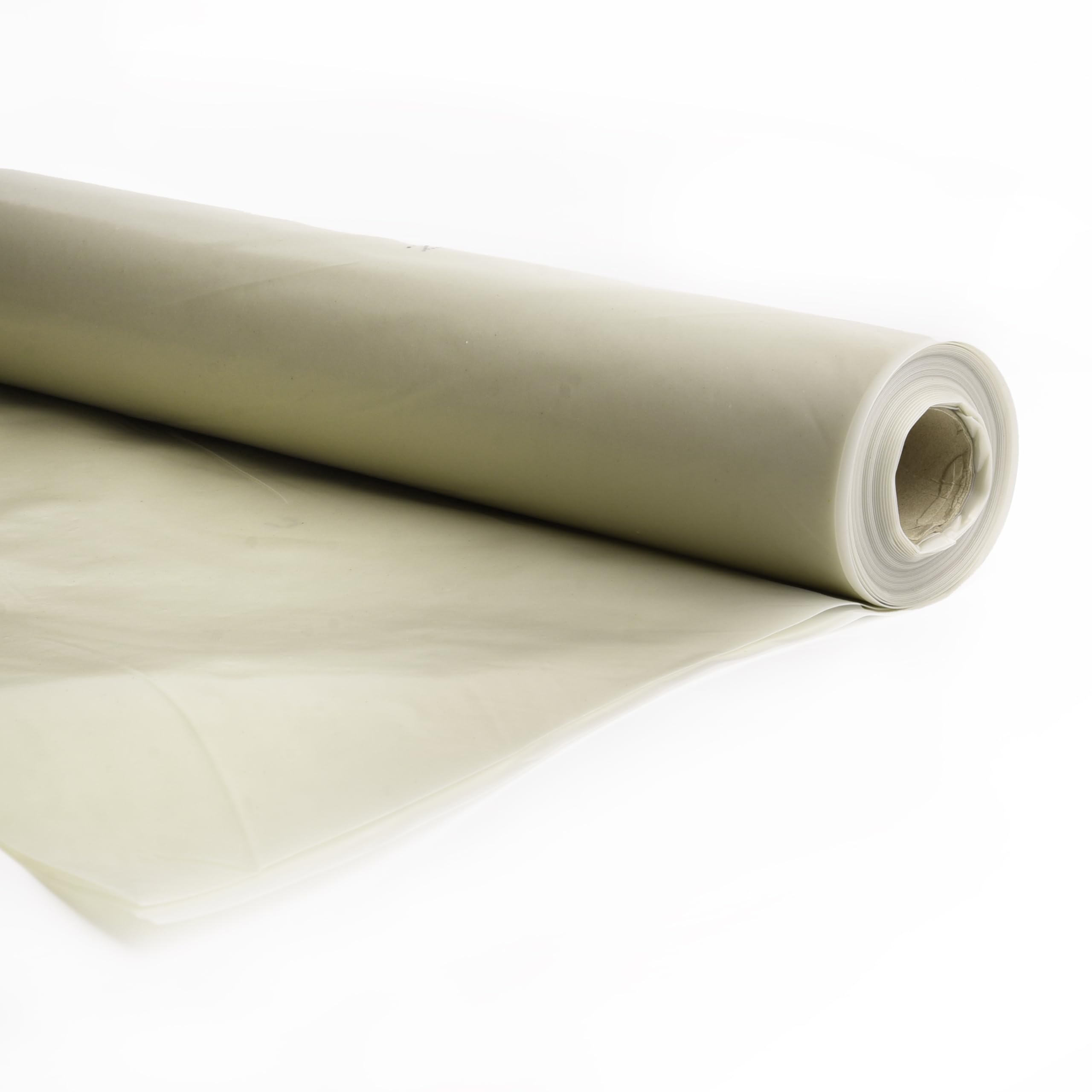 Transparent Clear Polythene Plastic Sheeting Roll 4m Wide 200 Micron Garden DIY (8m x 4m)