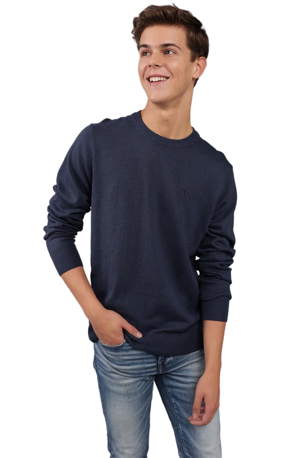 american eagle Men's Cotton Blend Casual Sweater-picture-21