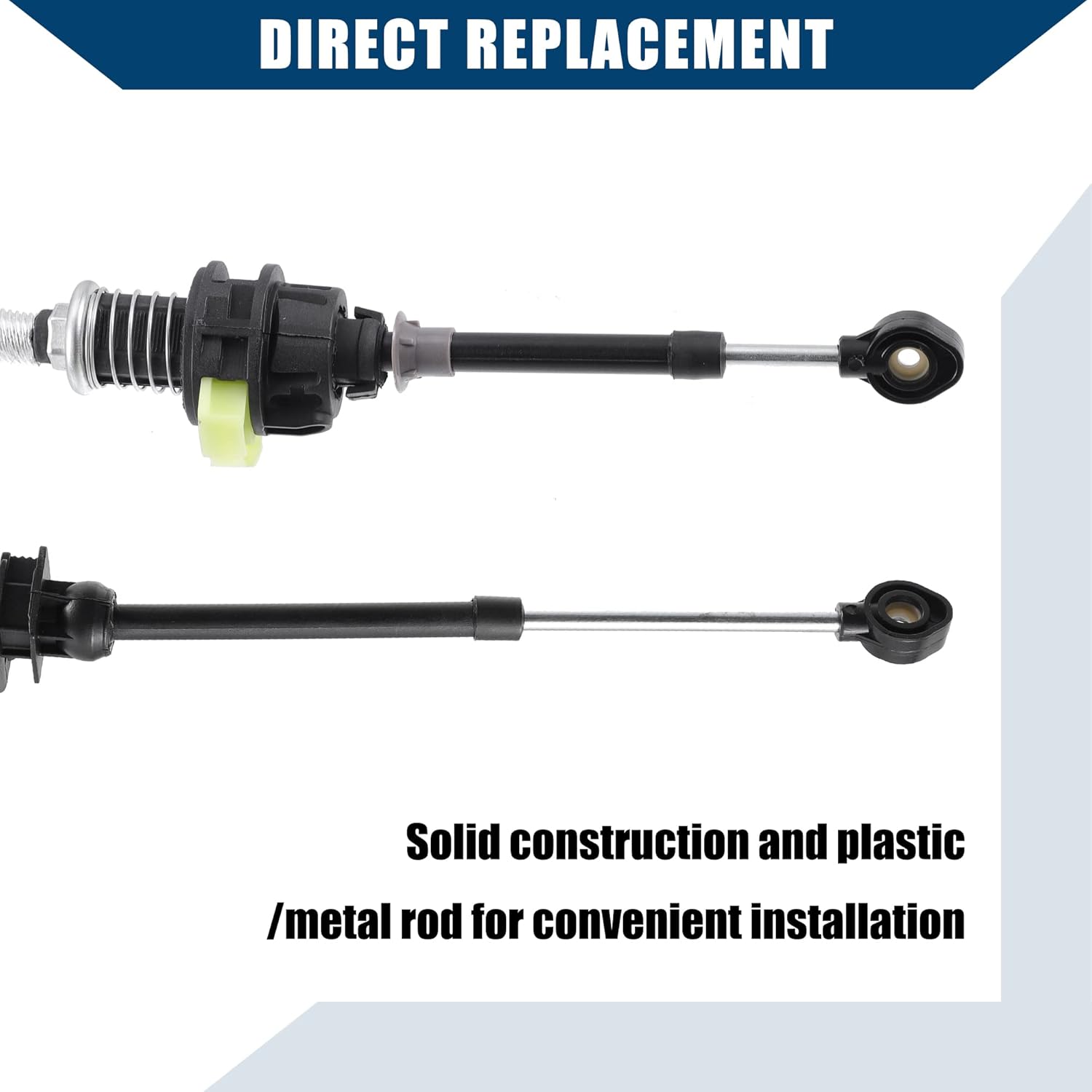 4L3Z-7E395-BA/Inner/Automatic Transmission Gear Shifter Cable for Ford F150 2004 / Auto Trans Control Lever Cable WO/Flow Thru Console/Plastic / 1 Pcs/Black