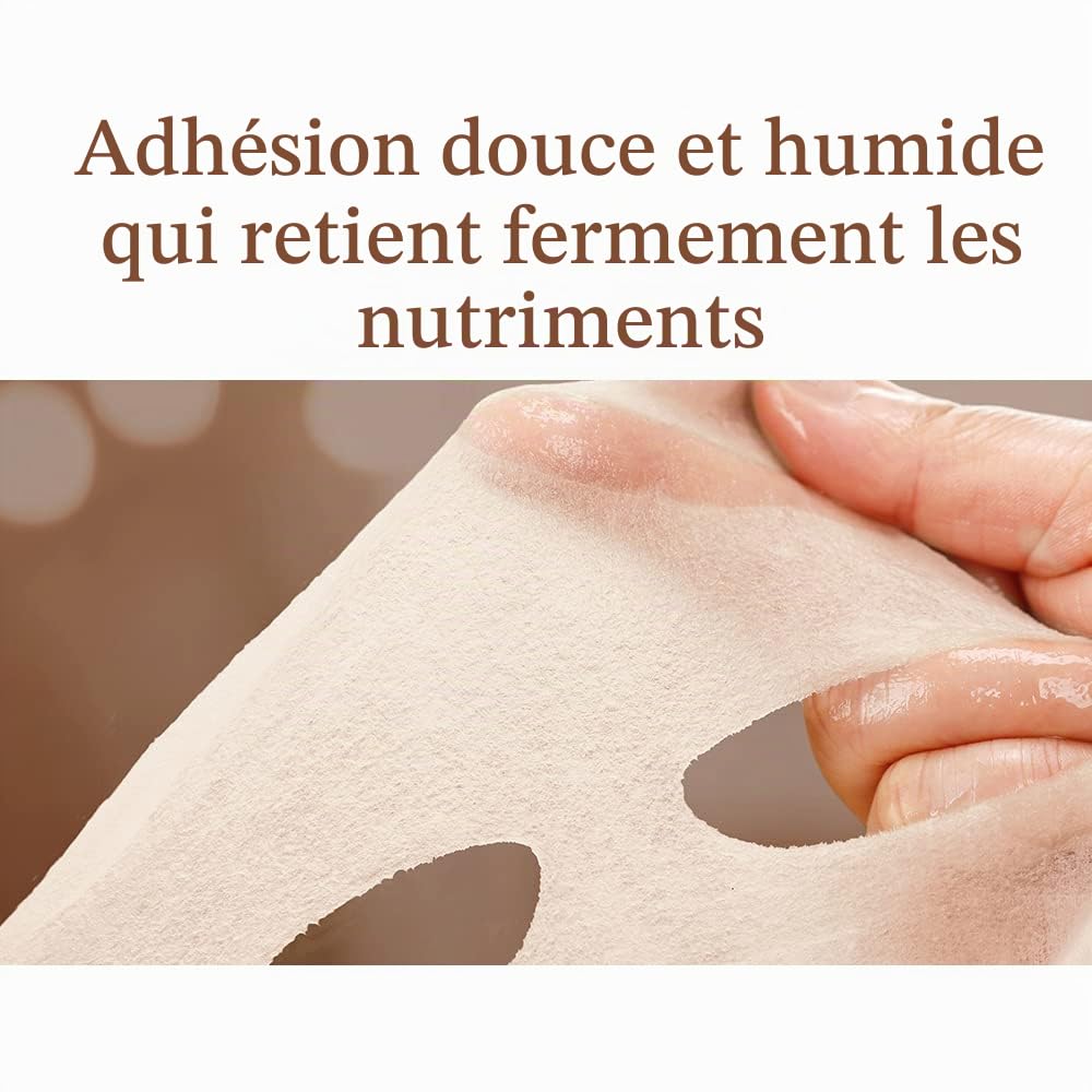 [PKY] Masque Révitalisant Thé Noir Fermenté Pyunkang Yul avec Collagène à Faible Molécule, Beurre de Karité, Soin Élasticité, Hydratation Profonde, Soin Visage Coréen 25ml x 10ea