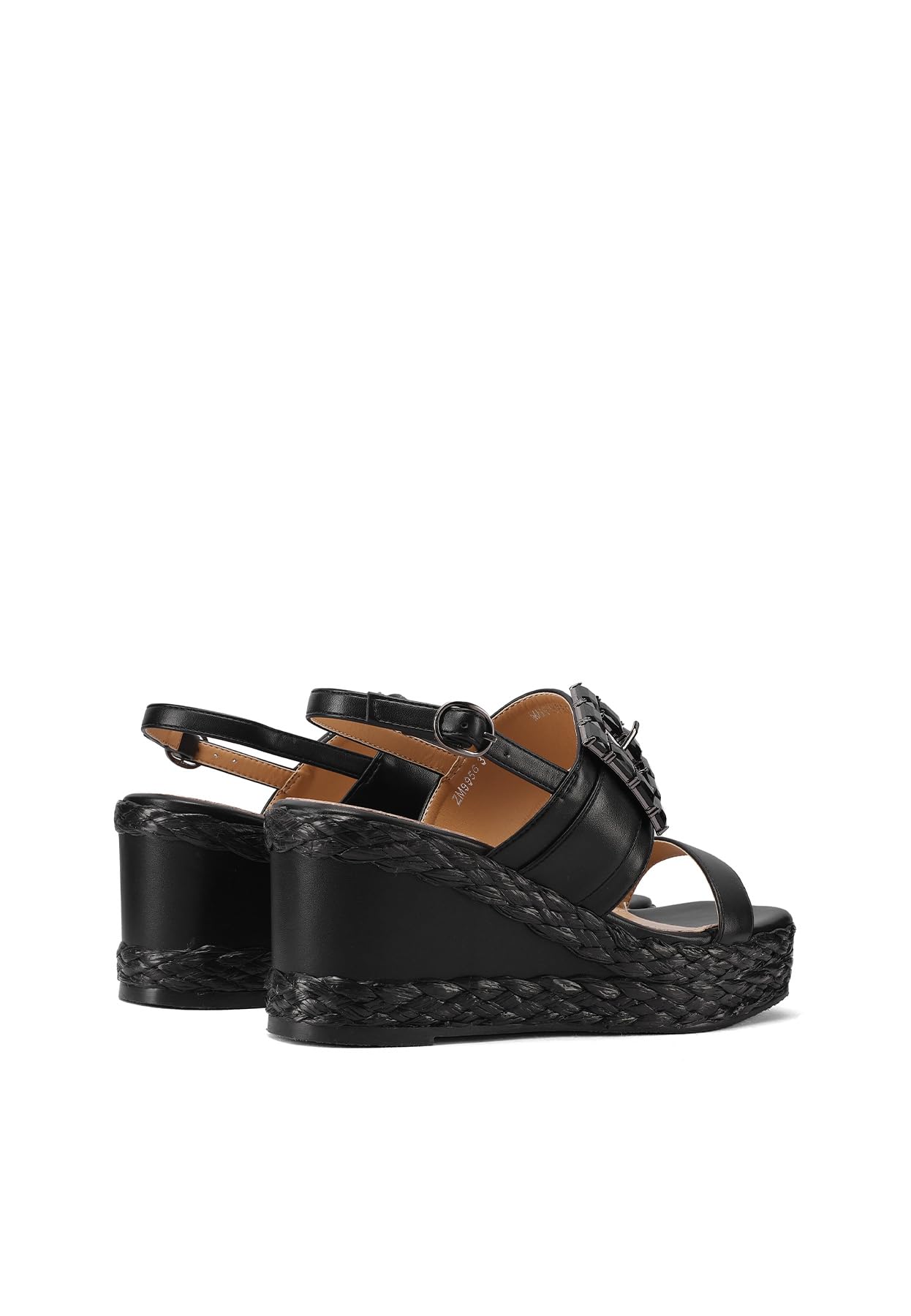 QUEEN HELANA Zeppe Sandali con Cinturino alla Caviglia Donna ZM9956