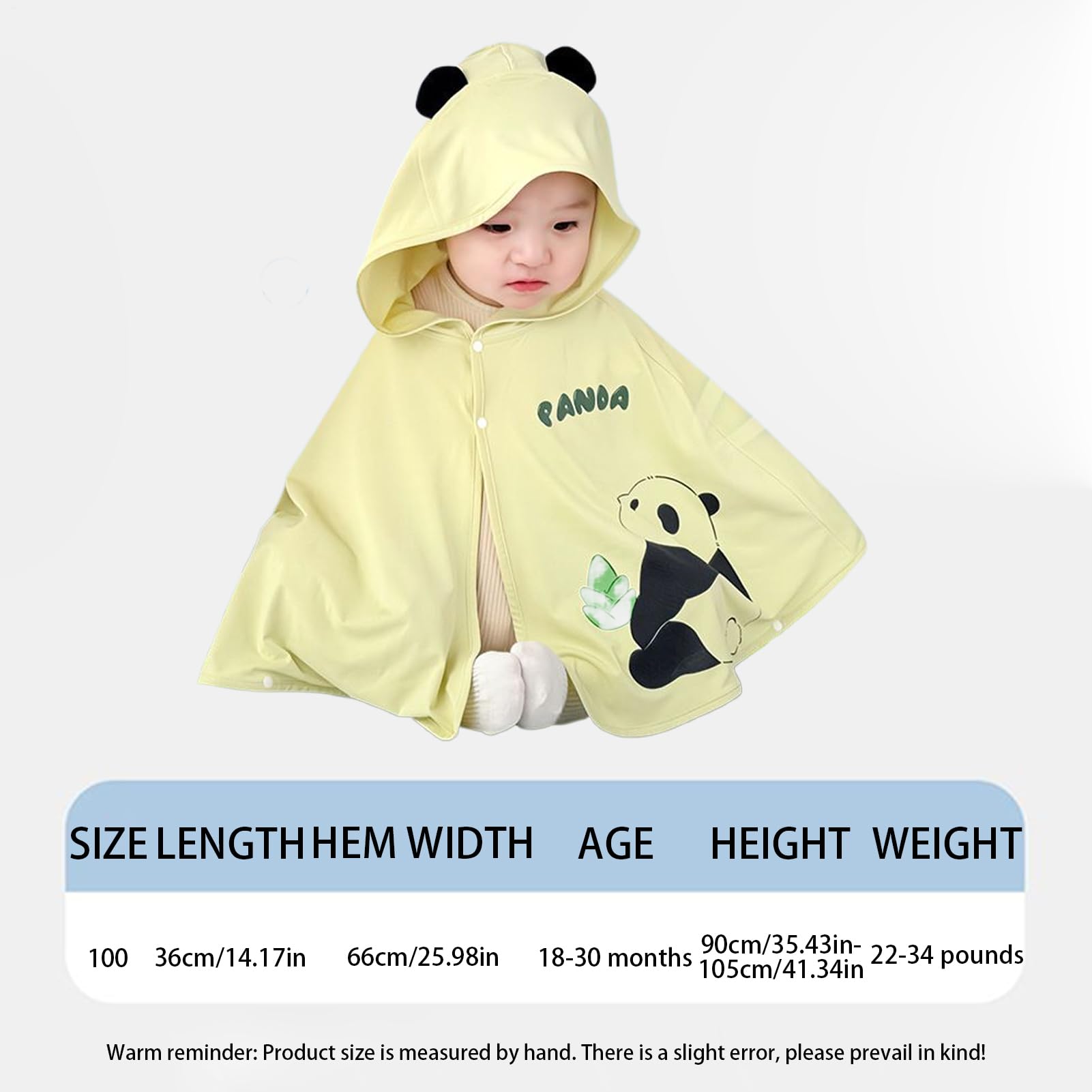Protection UV Vêtements Bébé | UPF 200+ Protection Solaire Sweat à Capuche - Vêtement d'extérieur Lavable Mignon Cape Rafraîchissante pour Voyage Extérieur Été
