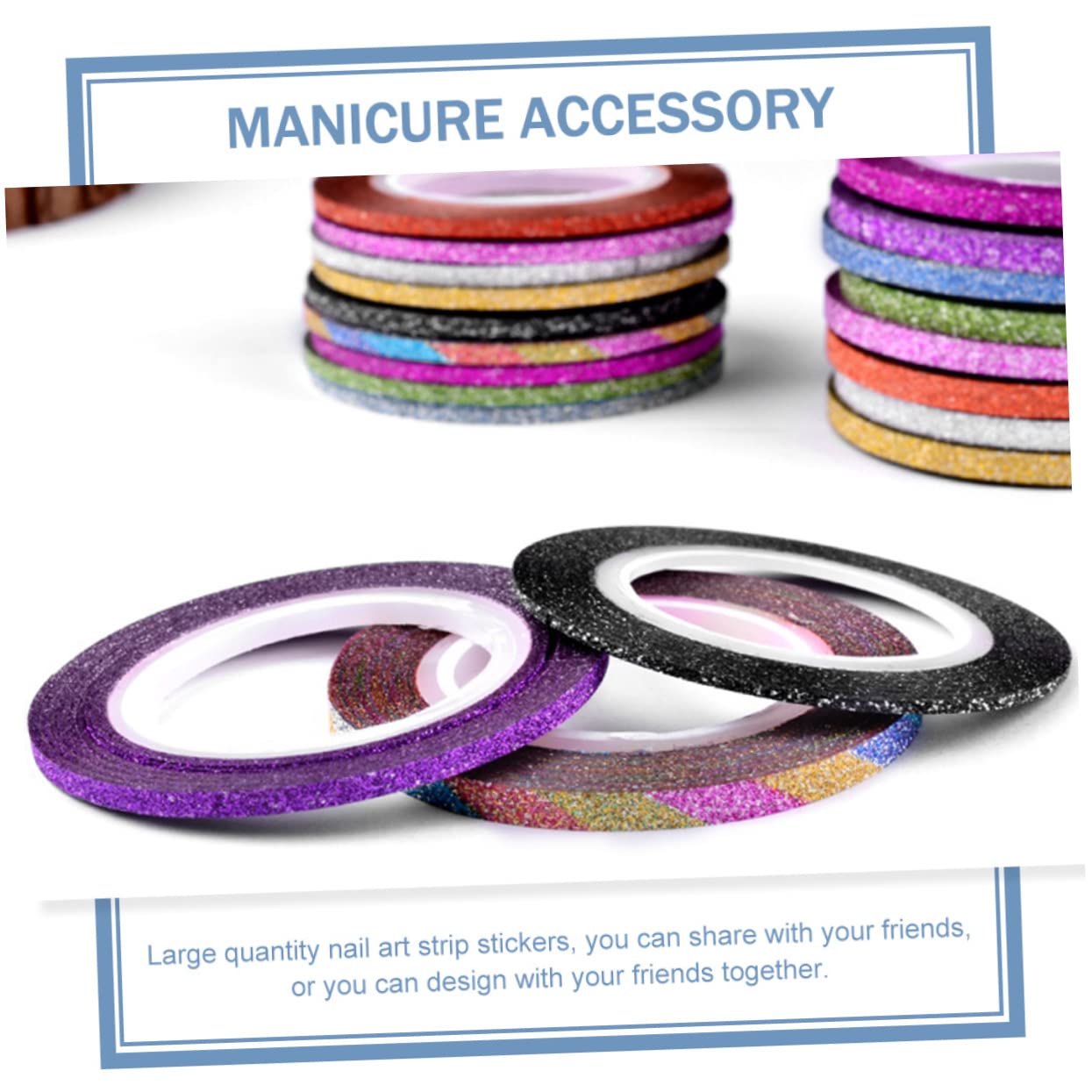 Beavorty 150piezas Cinta De Nail Art Striping Tape Para Decoración De Uñas Para Mujeres y