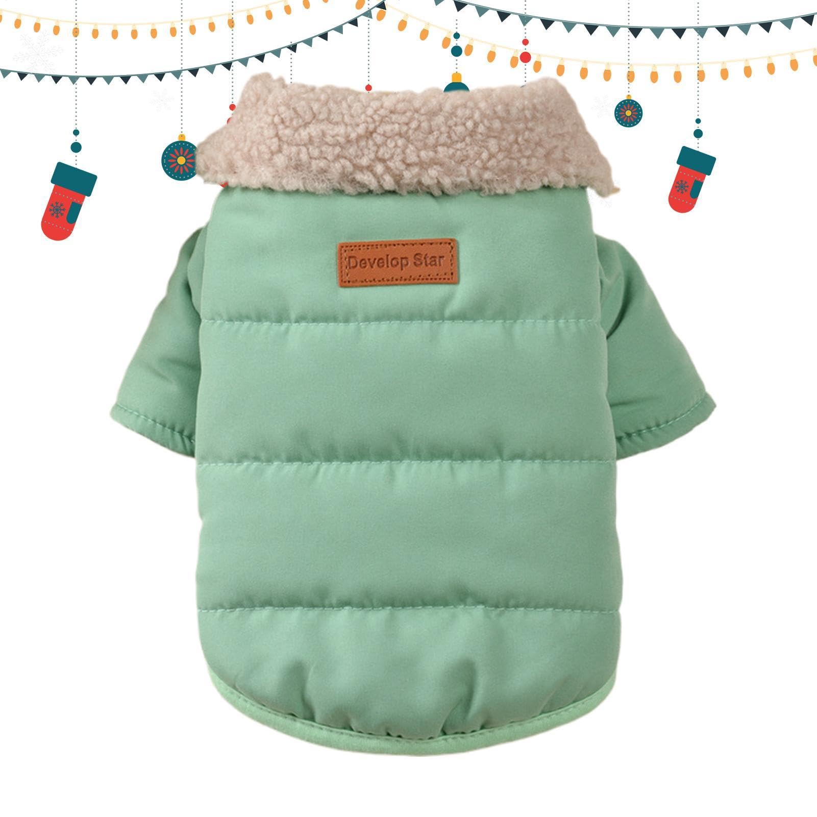Chaqueta cálida para perros que tiemblan en invierno con protección total contra el frío
