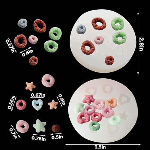 Miniatura 2 de Paquete de 2 moldes redondos de silicona para velas, 2.8 pulgadas y 3.5 pulgadas, flexibles y reutilizables, resistentes al calor -40 F a +446 F