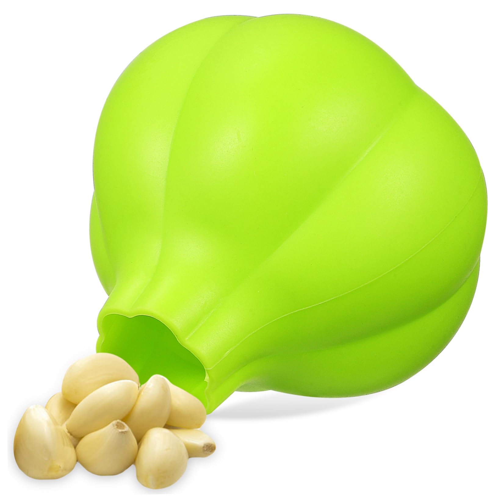 BRIGHTFUFU Silicone Garlic Peeler Tool No Waste Design Kitchen Gadget for Quick Garlic Skin Removal Easy to Use for Everyday Cooking