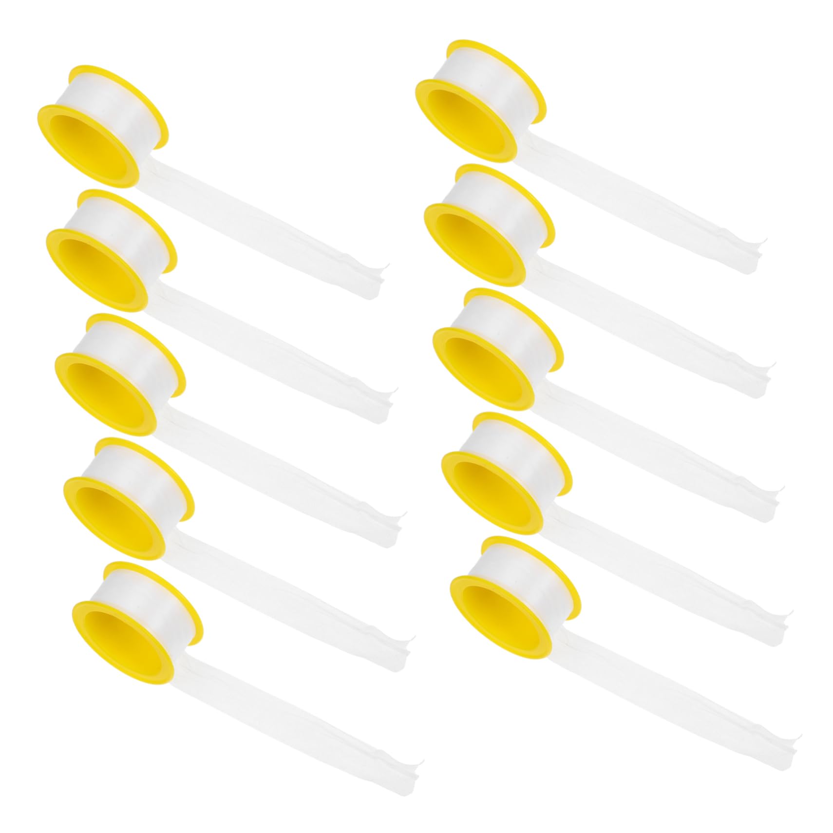 MUCKLILY 100pcs Waterproof Sealing Tape Shower Door Seal Strip Black Duct Tape for Pipe Fix Water Pipe Roll Plumbers for Shower Head Water Sealing