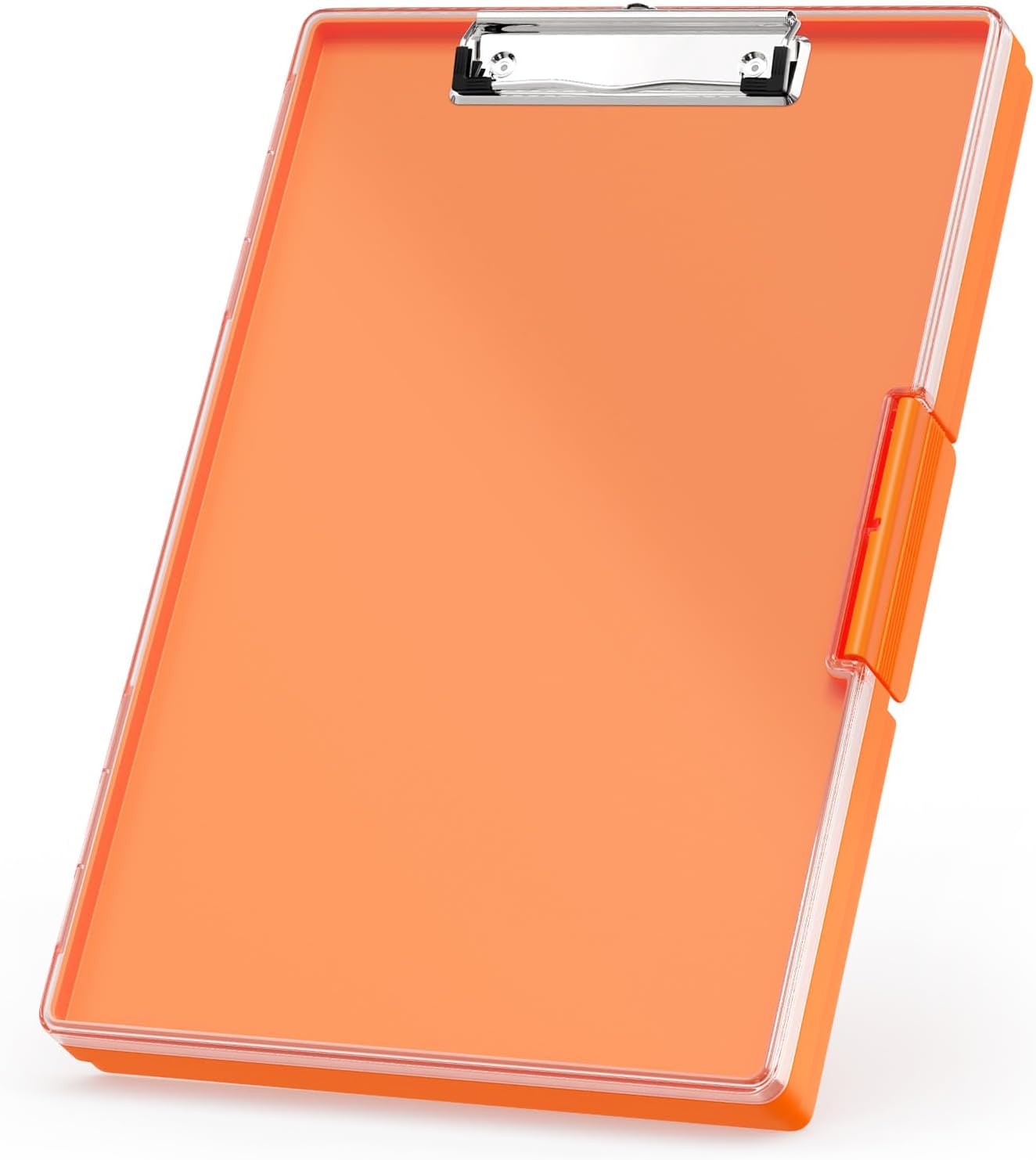 Rimilak Plastic Clipboard with Storage, Side Opening Clip