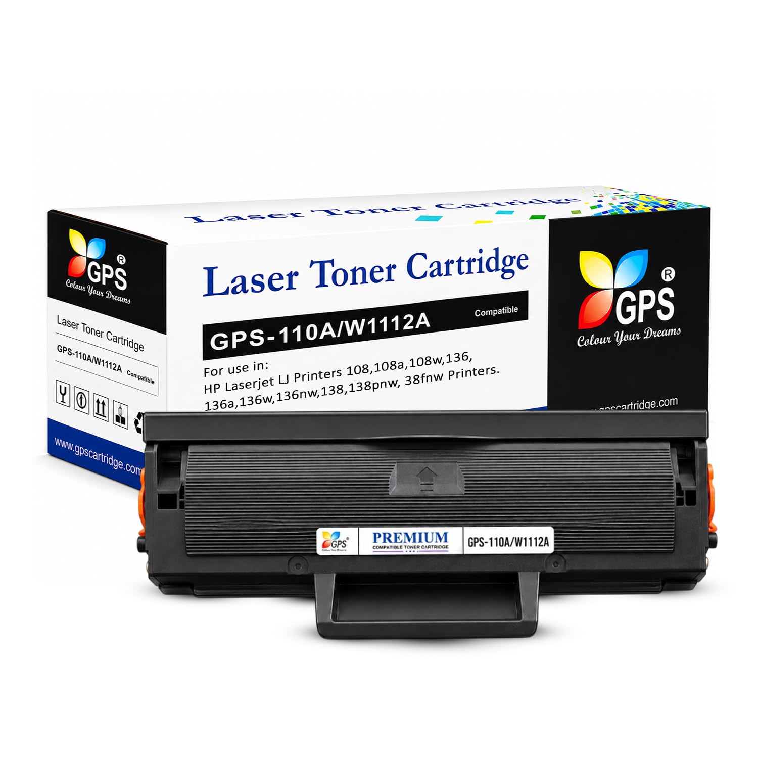GPS 110A Toner Cartridge for HP 110A (W1112A) for HP Laserjet 108/108a/108w/136/136a/136w/136nw/138/138pnw/138fnw-image-36