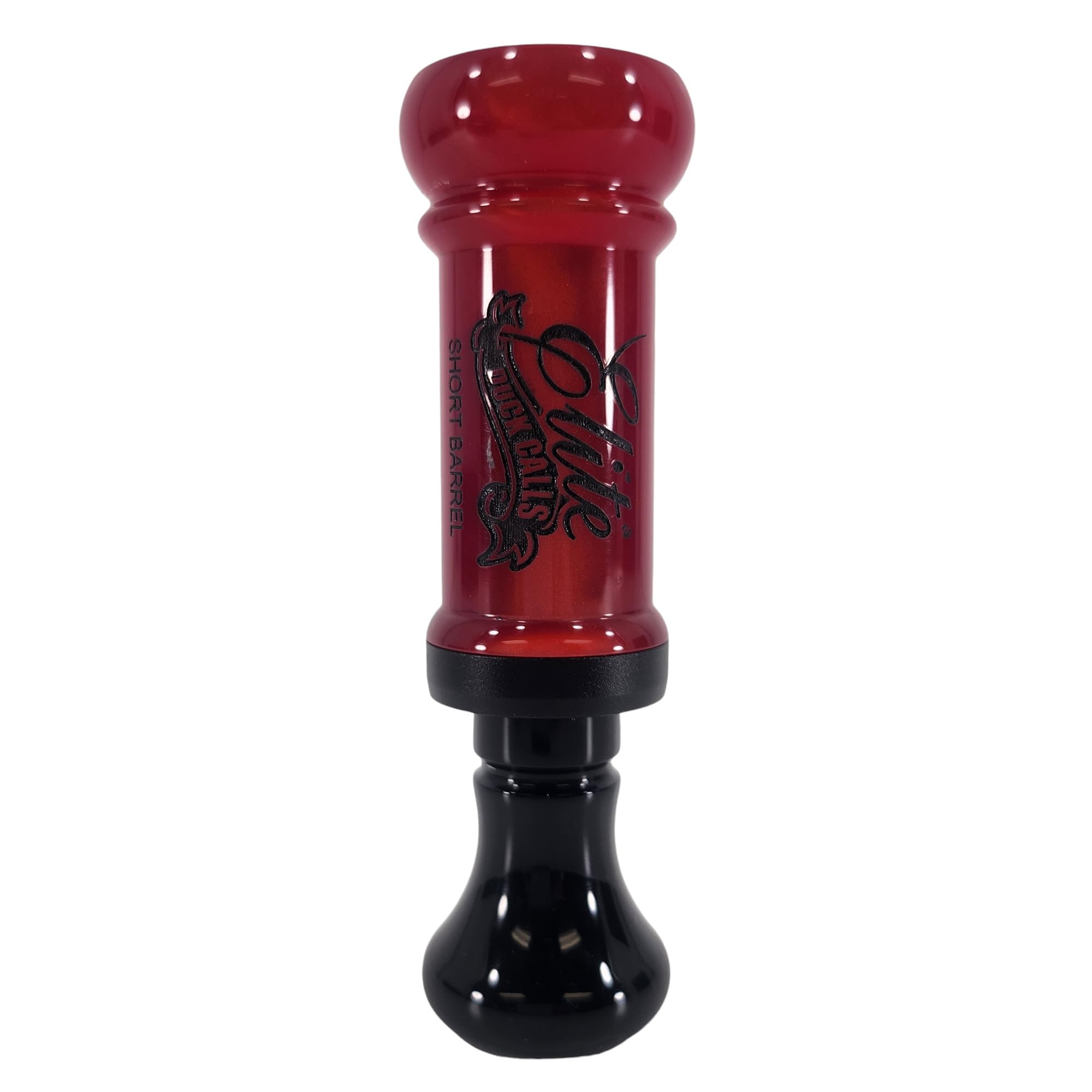 Elite Duck Call Acrylic Butcher - Red Pearl & Black - NEW FOR 2024