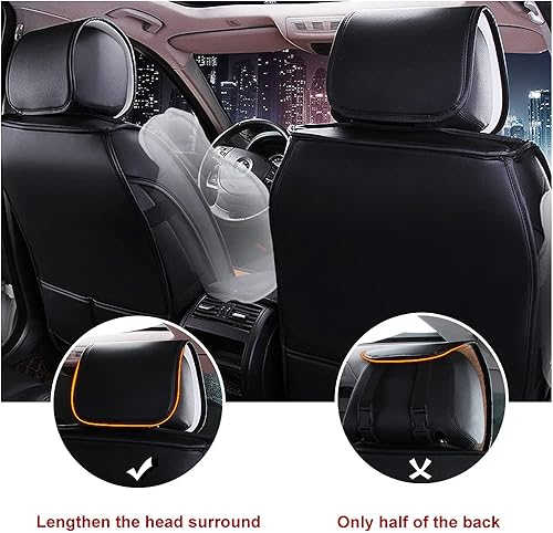 Miniatura 4 de Fundas de asiento delantero y trasero con reposacabezas cojines para Audi A5 Sportback Coupe 2010-2021 Funda de asiento de coche de lujo de piel