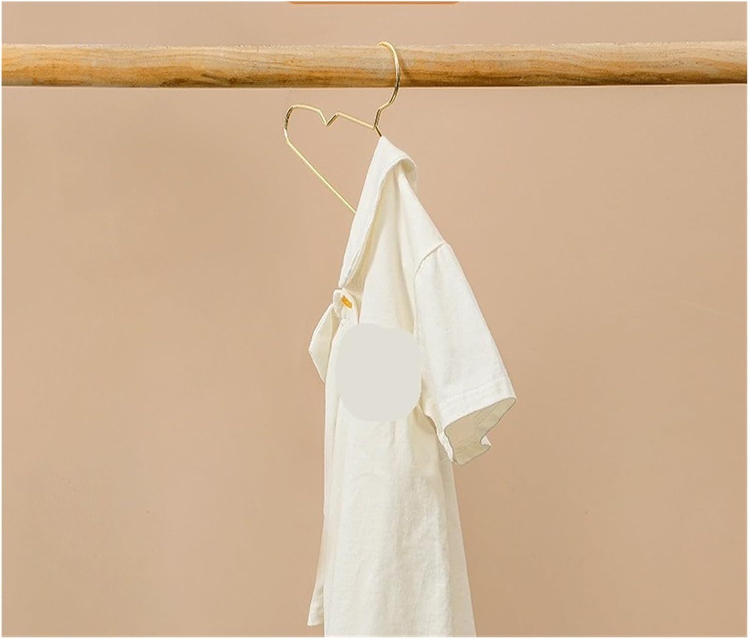 10pcs 15/20/25cm Small Clothing Hangers Golden Coats Pants Drying Rack Wardrobe Hanger Aldult Skirt Dress(10PC Gold 15cm)