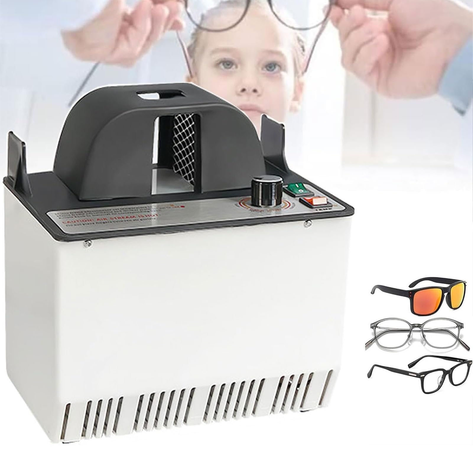 Chauffage de monture optique à air stable pour régler vos lunettes