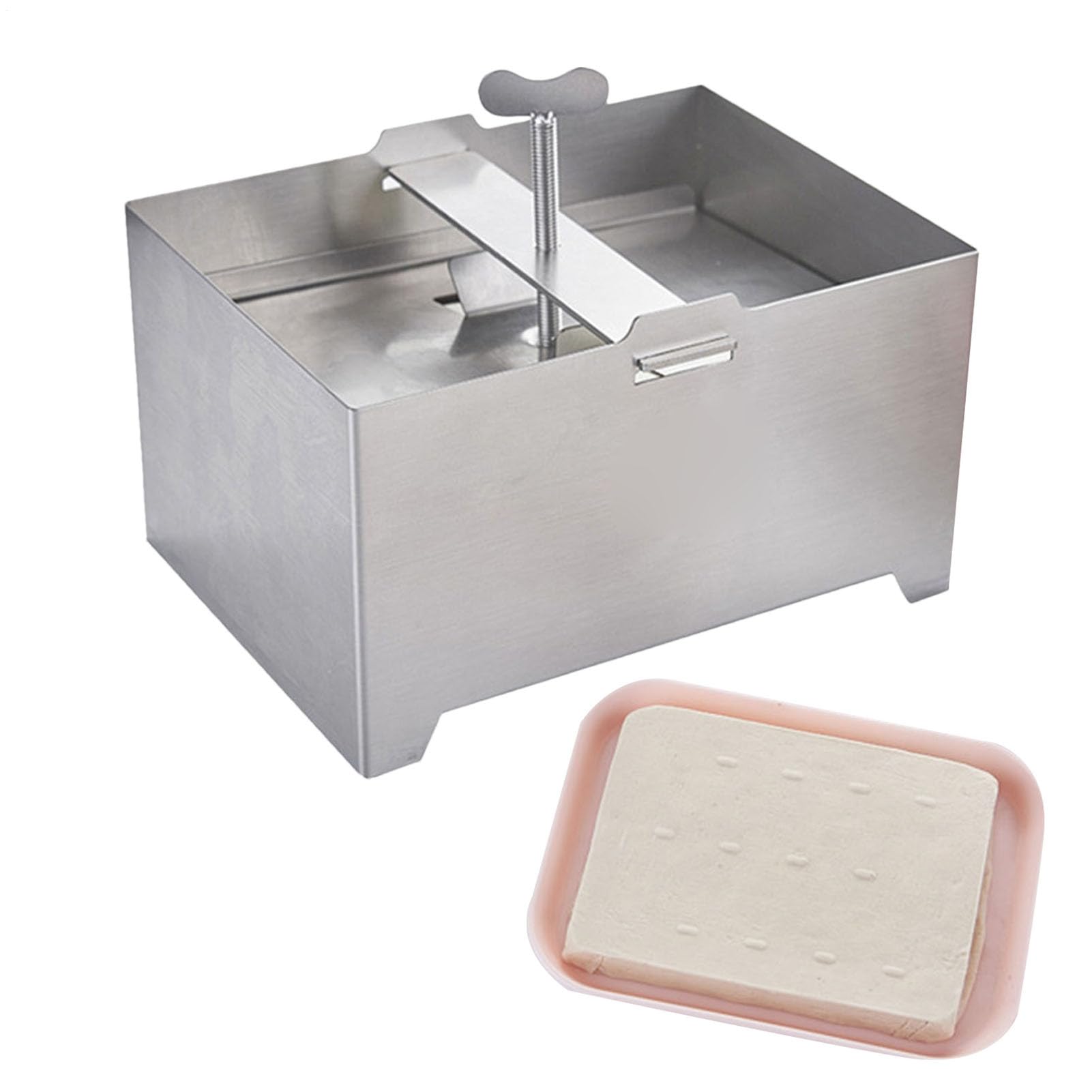 Paneer Press - Kit Maker Paneer inossidabile, rimozione di Water Paneer Presser | Compact cottage di formaggio di formaggio indiano, efficiente paneer che produce stampo, cucina essreoria per un panee