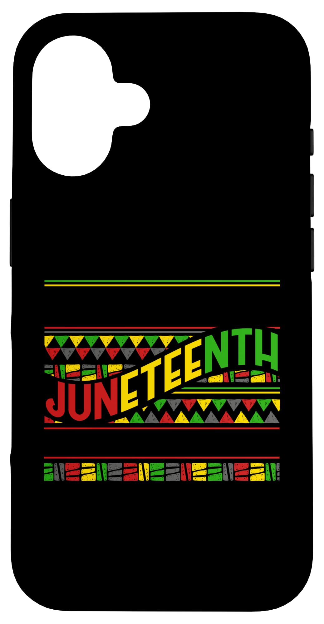 Black History Month African Pride Independence Afrocentric Case for iPhone 16